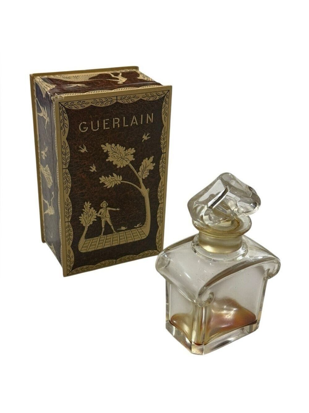 Vintage Guerlain Baccarat Crystal Perfume Bottle w/Box - Picture 2 of 16
